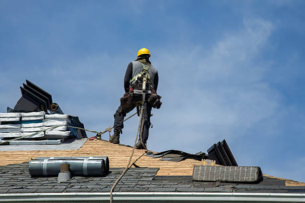Professional Roof Installation technician working in Huntingdon, TN